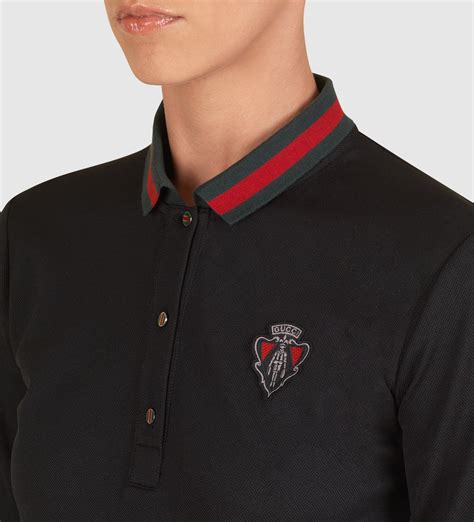 mens gucci polo|gucci long sleeve polo.